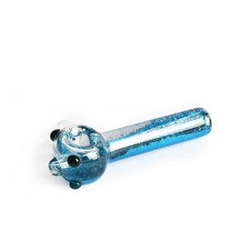 Red Eye Glass 3147B    4.5'' Sparkle Liquid Hand Pipe