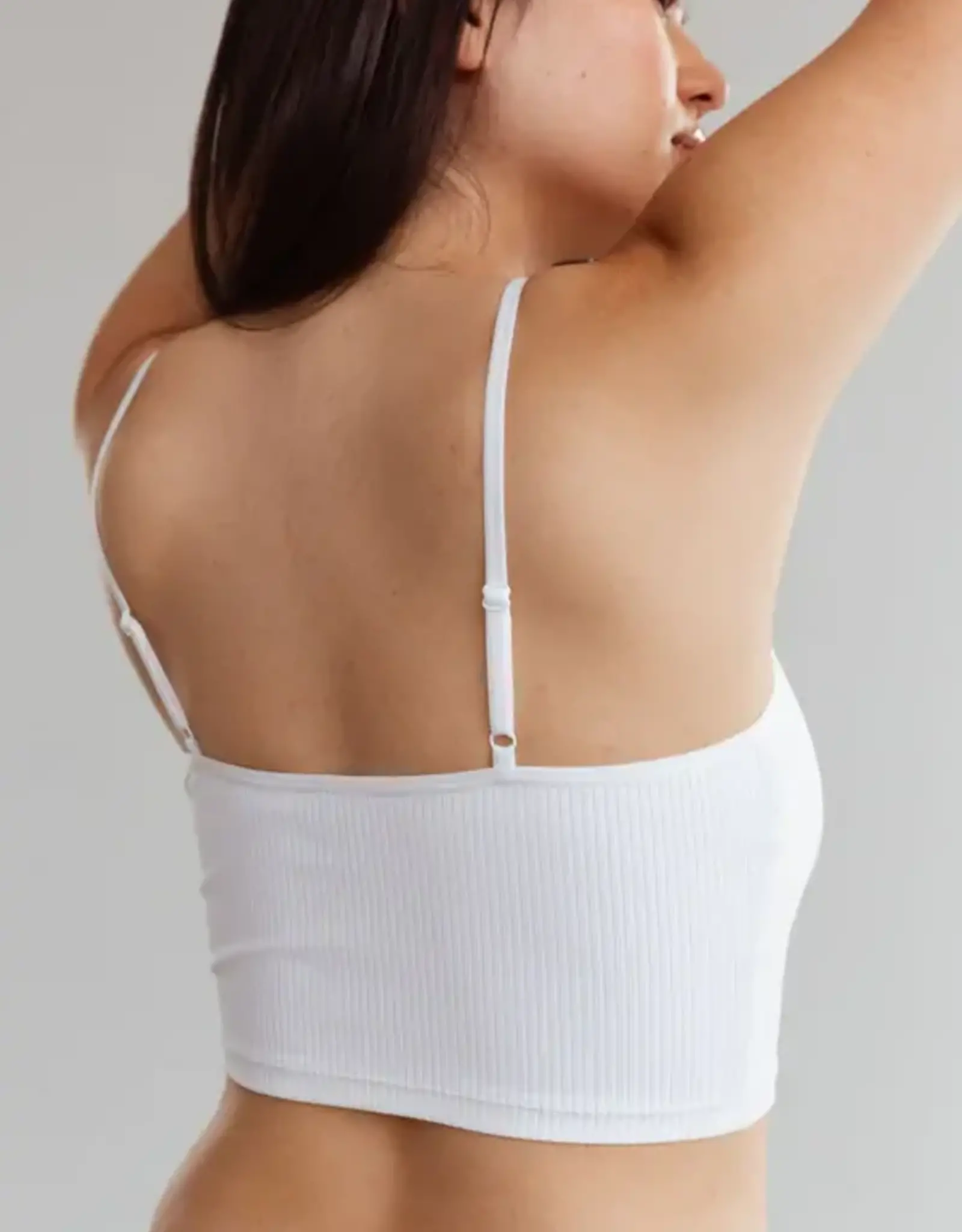 BLUSH THE RIB CROP CAMI