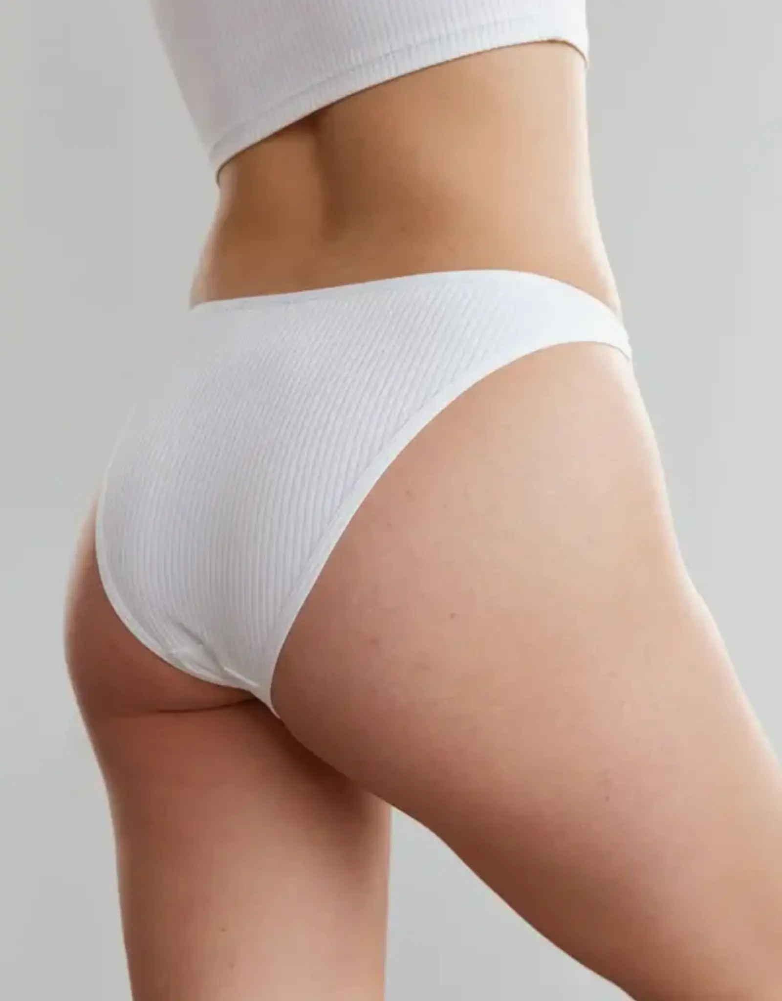 BLUSH THE RIB HIGH LEG BIKINI