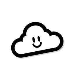Thank You THANK YOU STICKERS CLOUDY