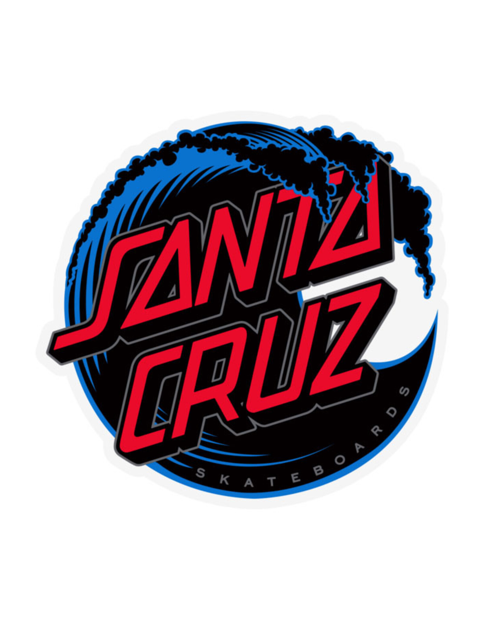Santa Cruz SANTA CRUZ STICKERS VACANT WAVE DOT 4in