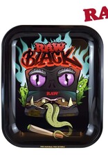 RAW CA RAW BLACK ROLLING TRAY TIN MONSTER DESIGN LARGE 34cm x 27.5cm x 3cm