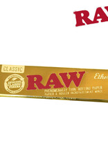RAW RAW CLASSIC ETHEREAL PHENOMENALLY THIN ROLLING PAPERS KING SIZE SLIM