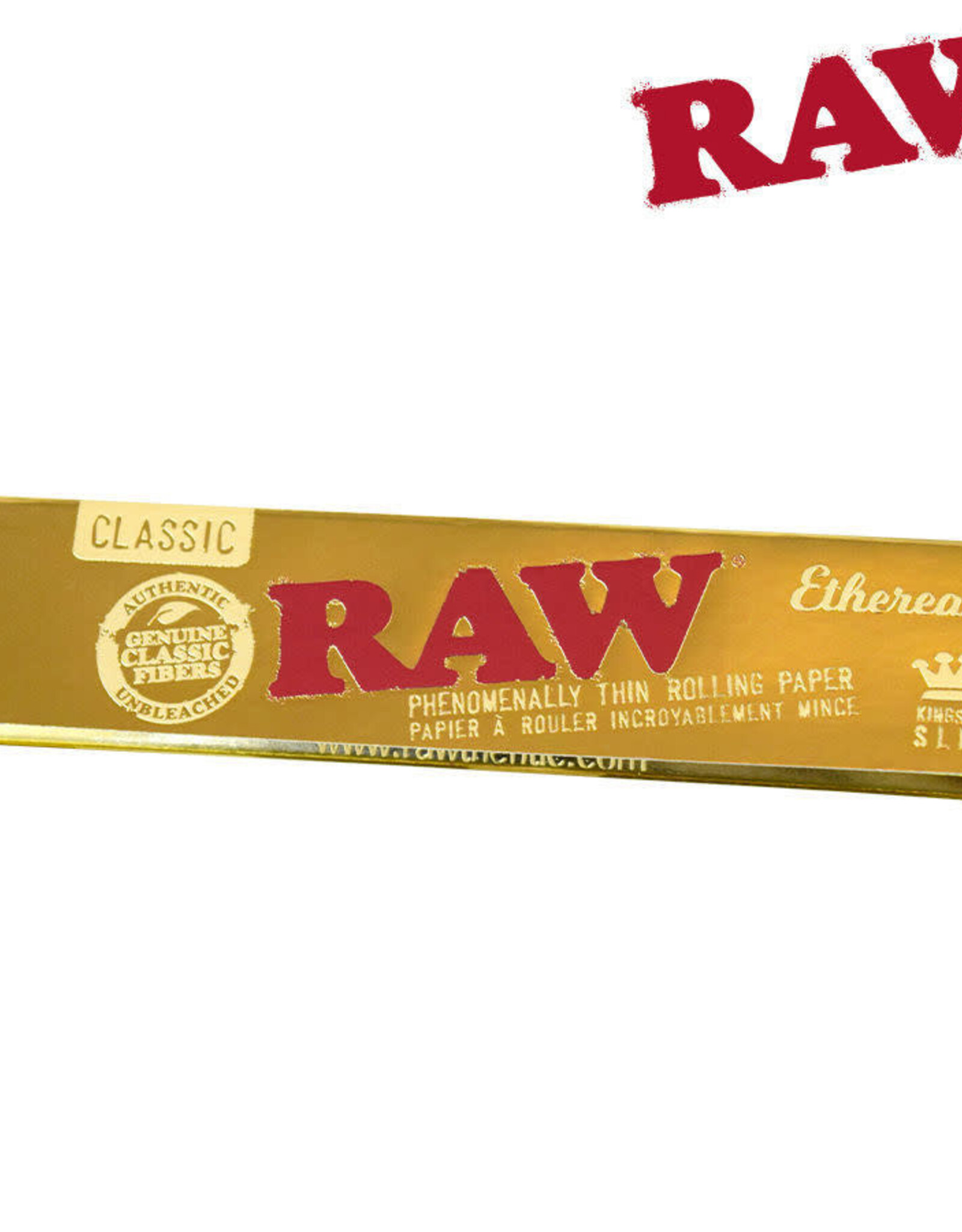 RAW RAW CLASSIC ETHEREAL PHENOMENALLY THIN ROLLING PAPERS KING SIZE SLIM