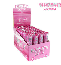 Elements ELEMENTS PINK PRE-ROLLED CONES 1 1/4 SIZE, PACK/6