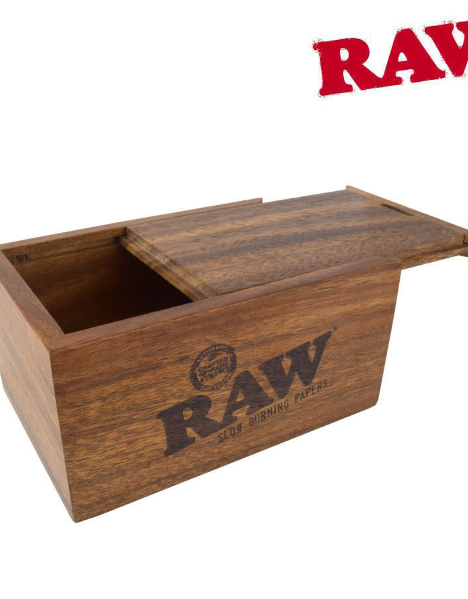 RAW WOODEN SLIDE BOX LARGE