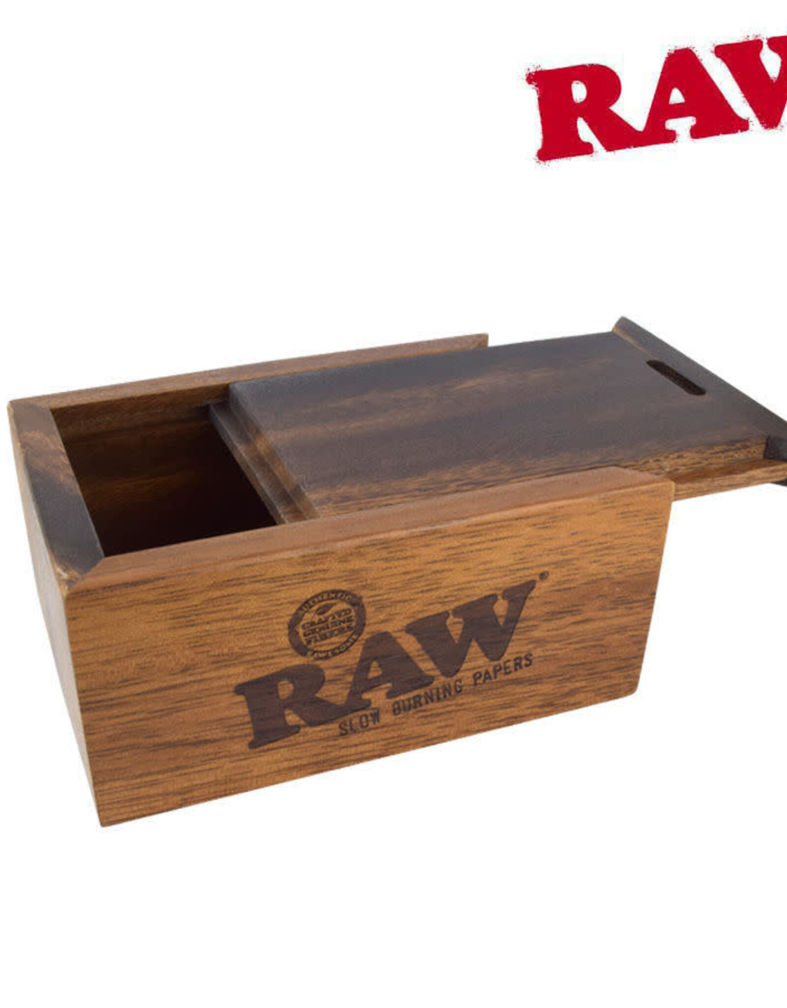 RAW WOODEN SLIDE BOX SMALL