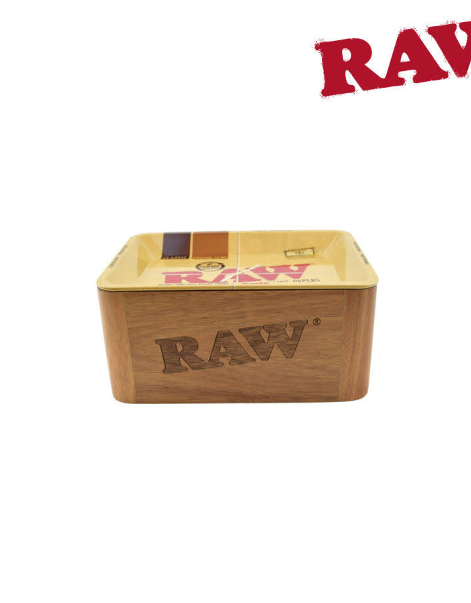 RAW RAW ACACIA WOOD MINI CACHEBOX INCLUDES RAW TRAY MINI