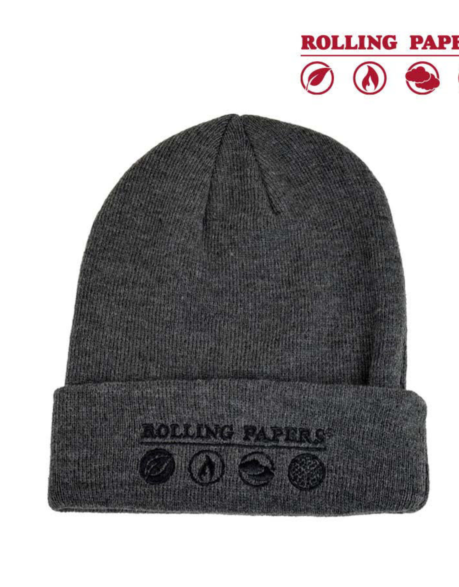 RAW ROLLING PAPER GREY BEANIES