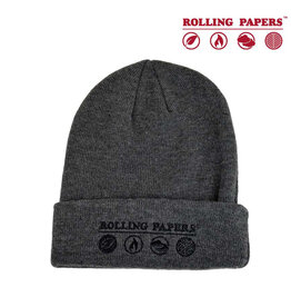 RAW ROLLING PAPER GREY BEANIES