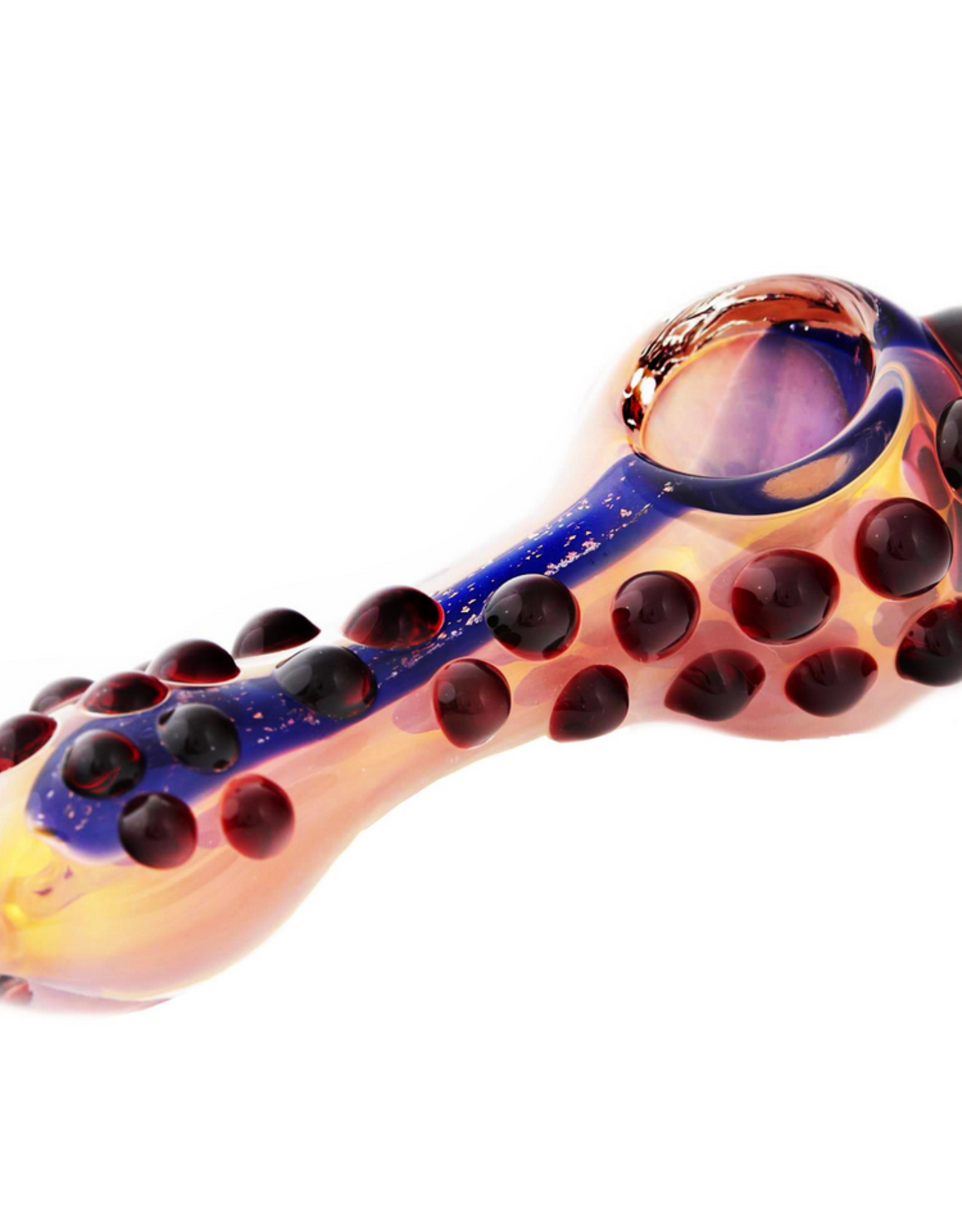 GLASS SPOON - PEARLED - 4in / 10cm
