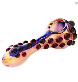 GLASS SPOON - PEARLED - 4in / 10cm