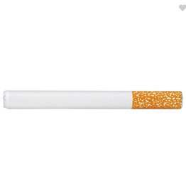 METAL PIPE - CIGARETTE (DUG-OUT SMALL CIG) - 2in / 5cm | Option - 2.5in / 6cm SMALL