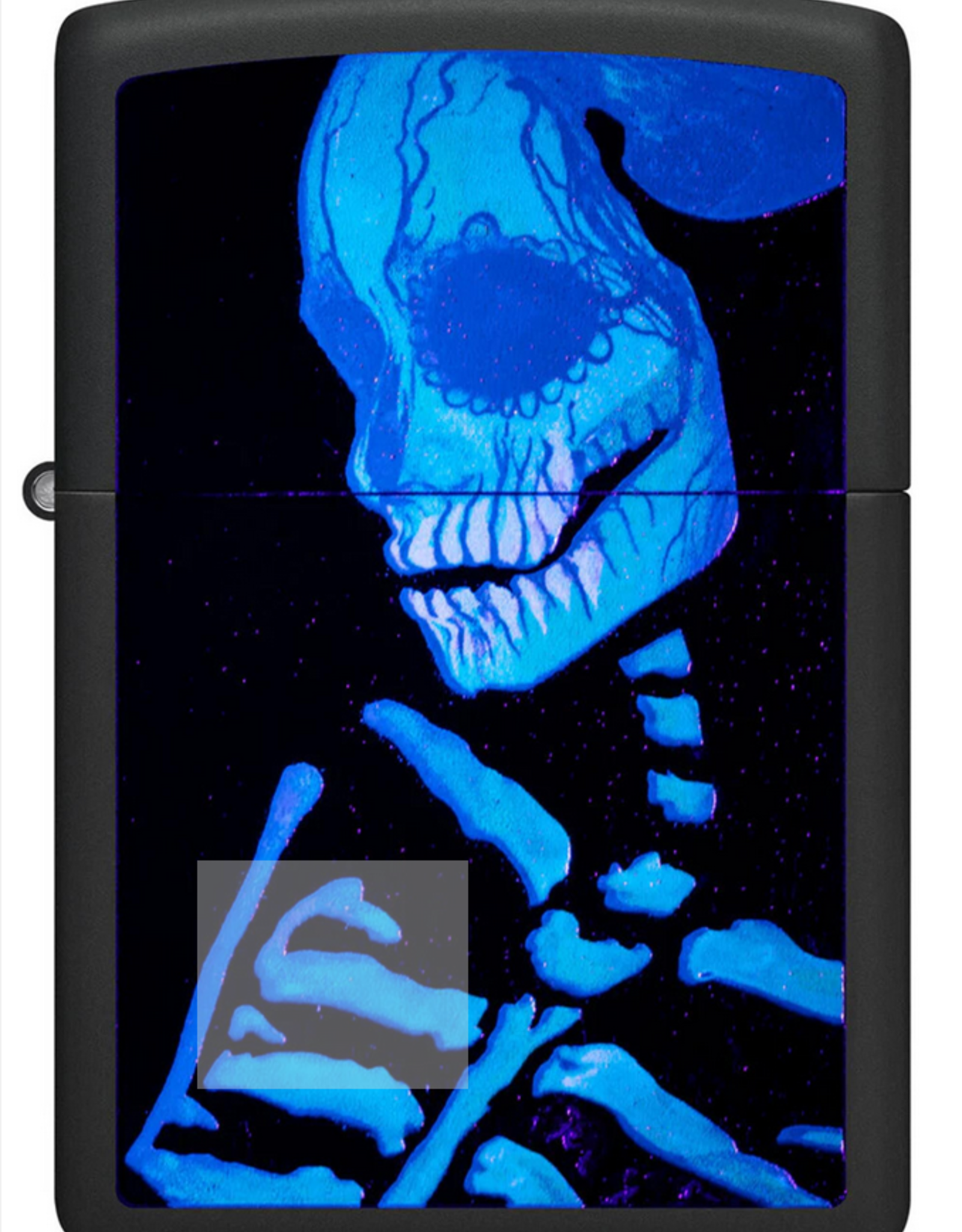 ZIPPO GLOWING SKULL DESIGN