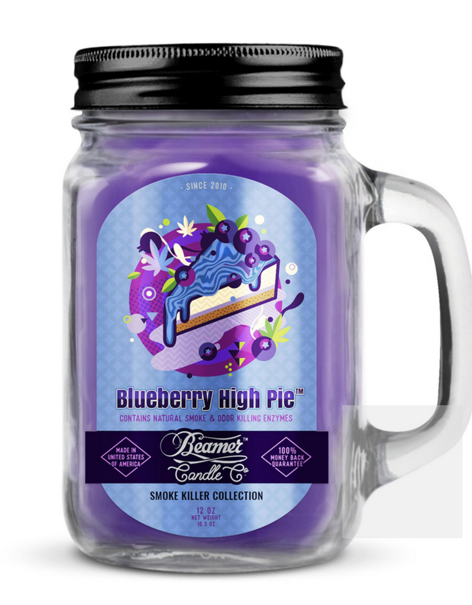 BEAMER CANDLE 12OZ - BLUEBERRY HIGH PIE