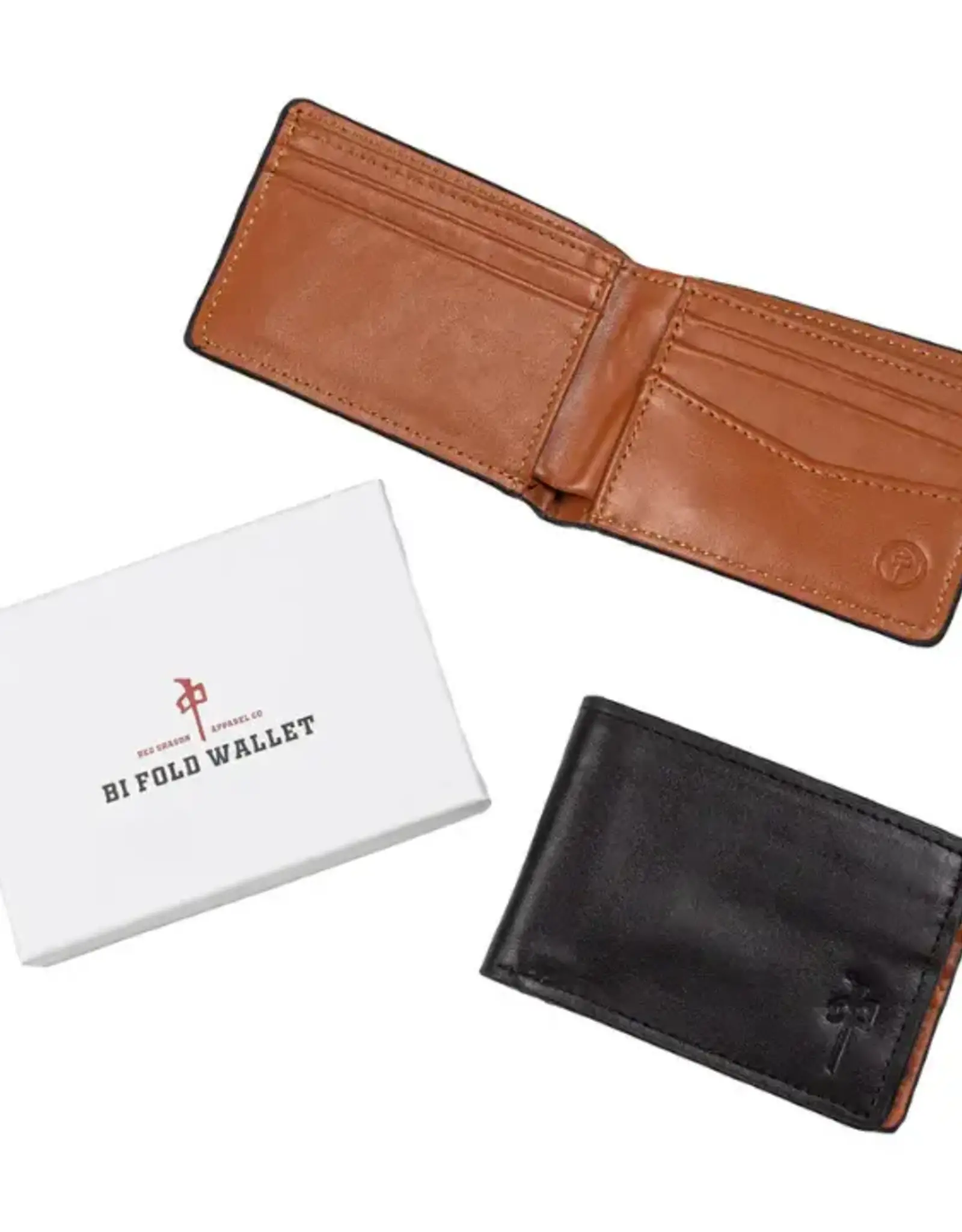 RDS RDS WALLET GENUINE LEATHER BLACK/TAN