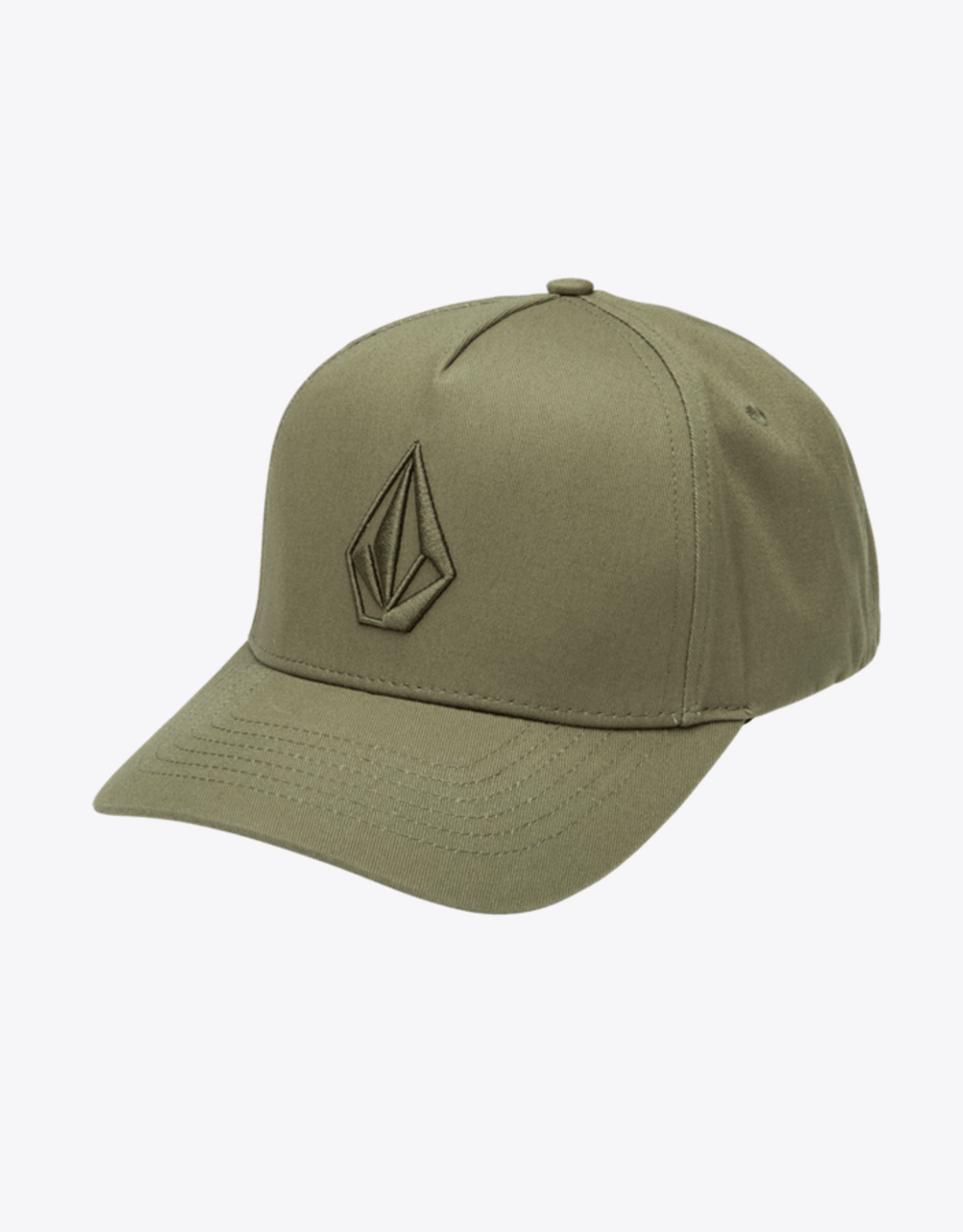 Volcom EMBOSSED STONE ADJ HAT LIGHT OLIVE