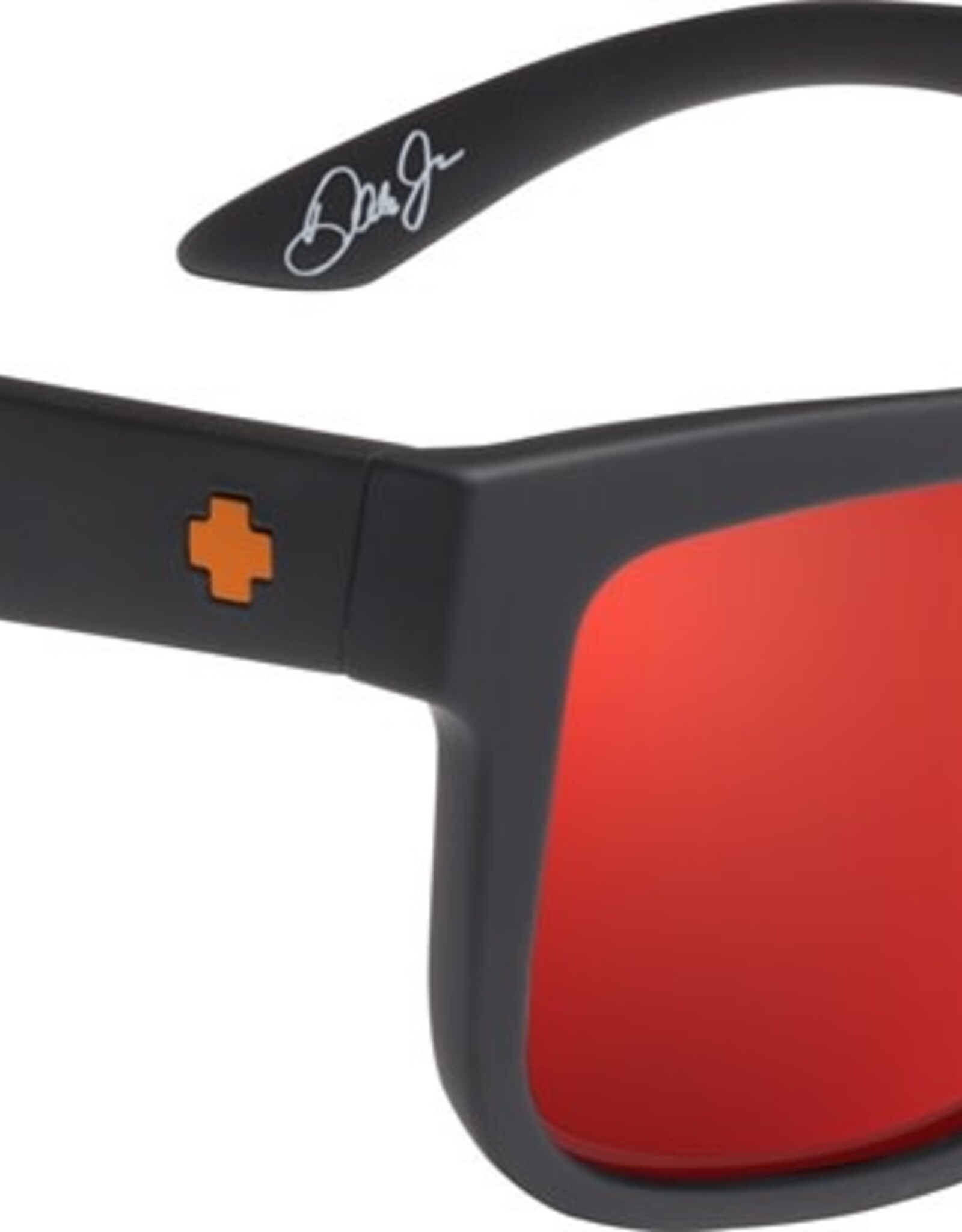 SPY Discord Dale Jr matte Black gry grn w/orange spectra