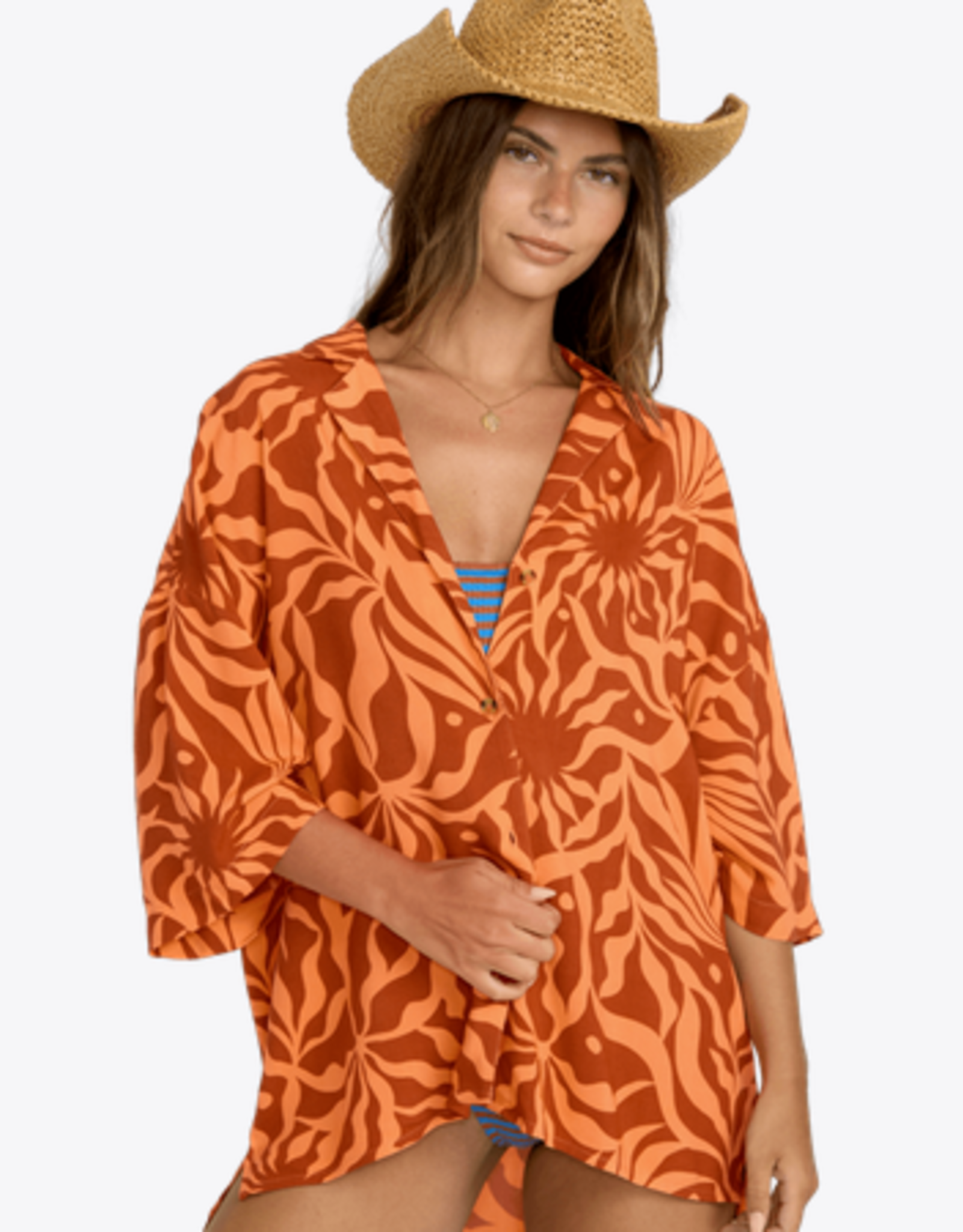 Billabong BEACH SIDE PRNTD SS WVN