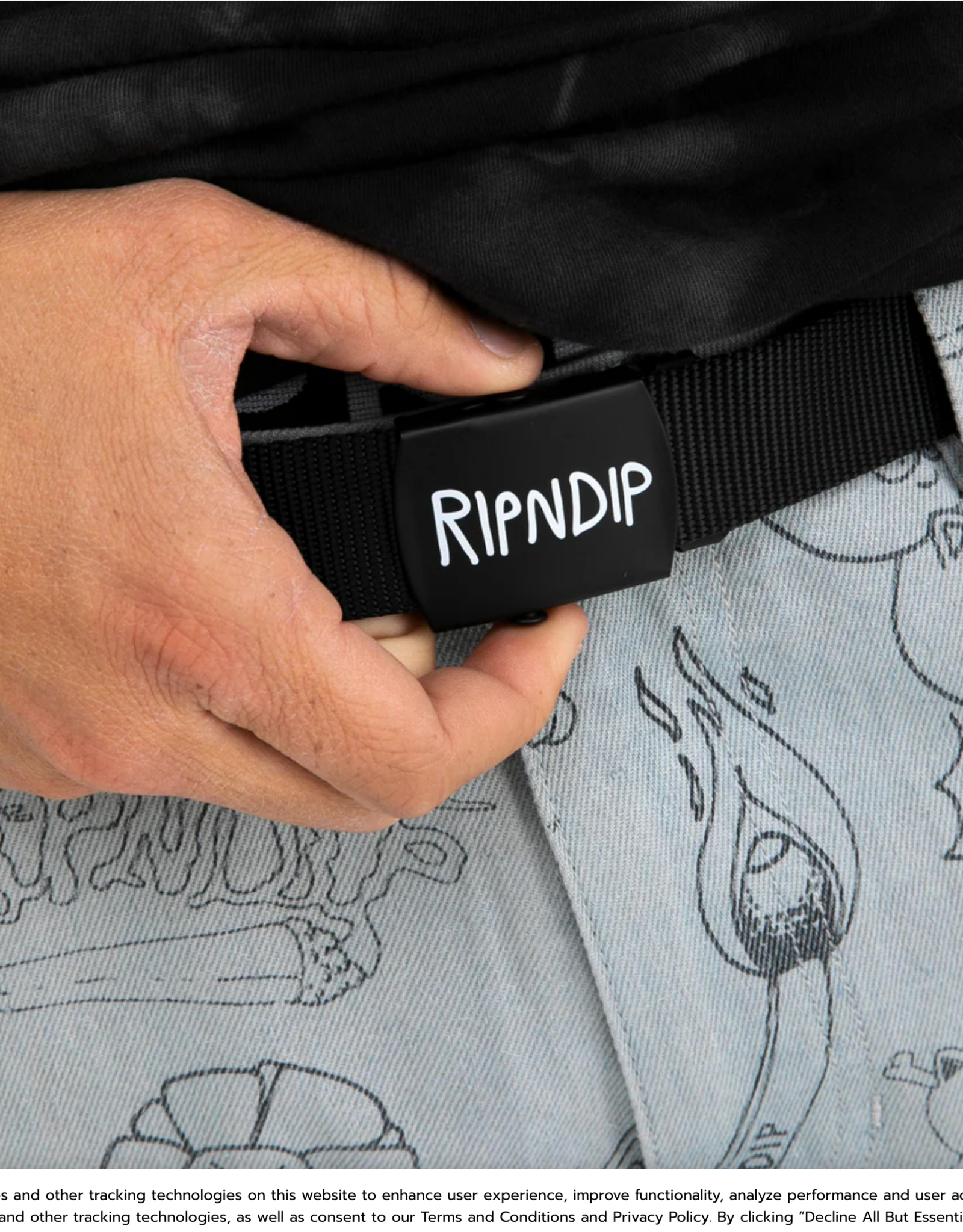 Ripndip WEB BELT LOGO