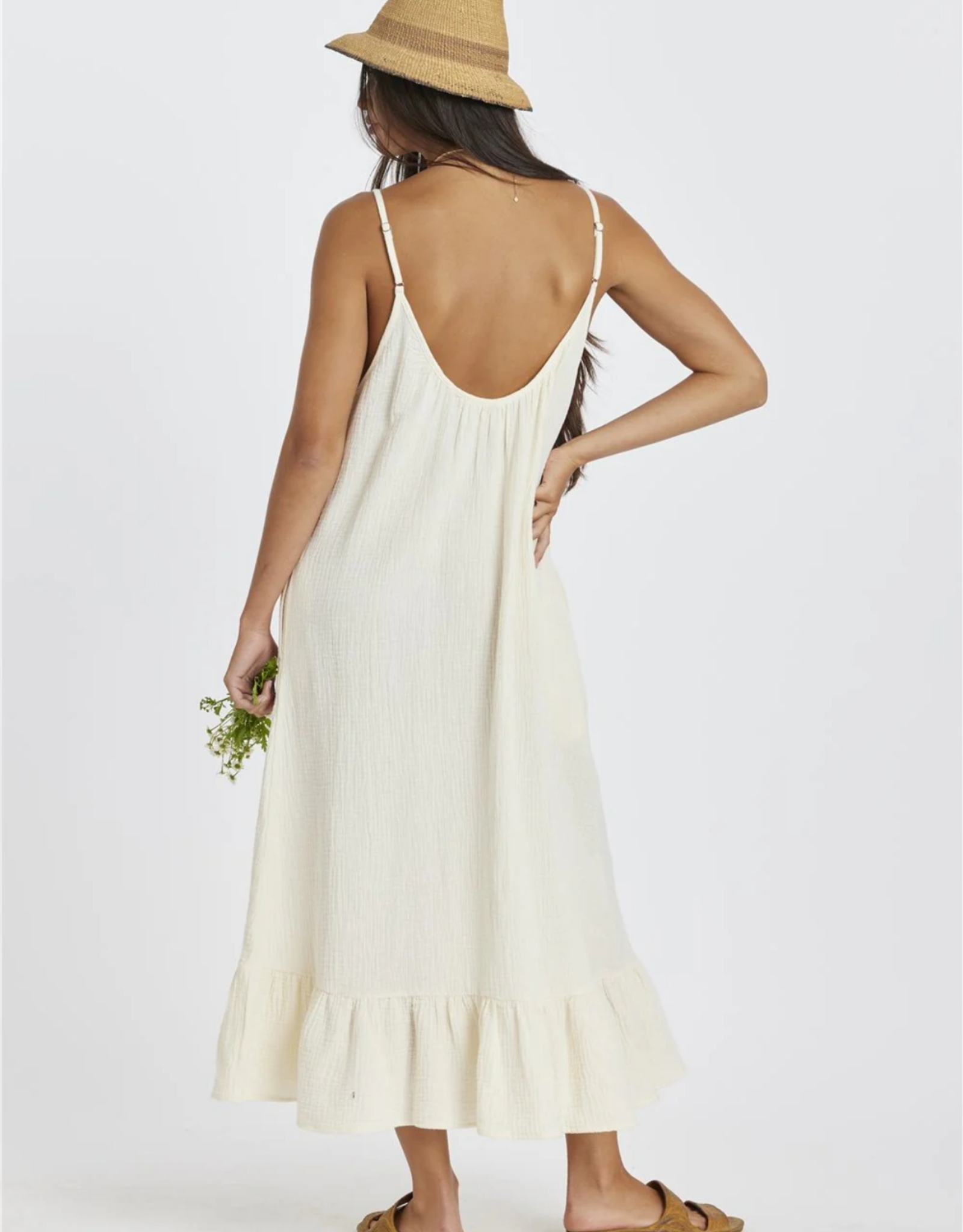 Sisstrevolution Beach Cruiser Woven Tank Dress