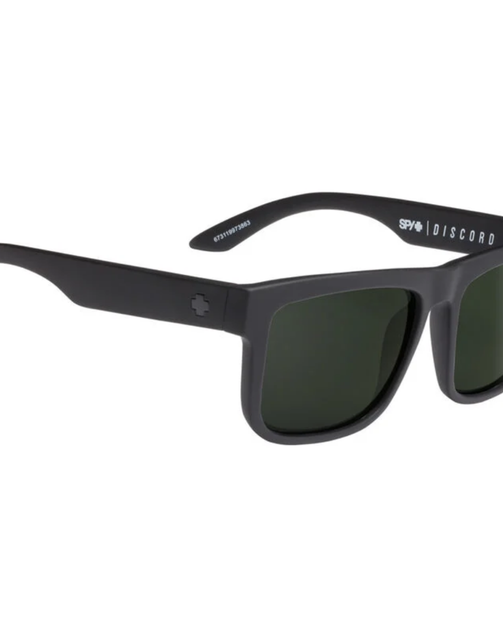 SPY Discord Soft Matte Black Happy Gray Green