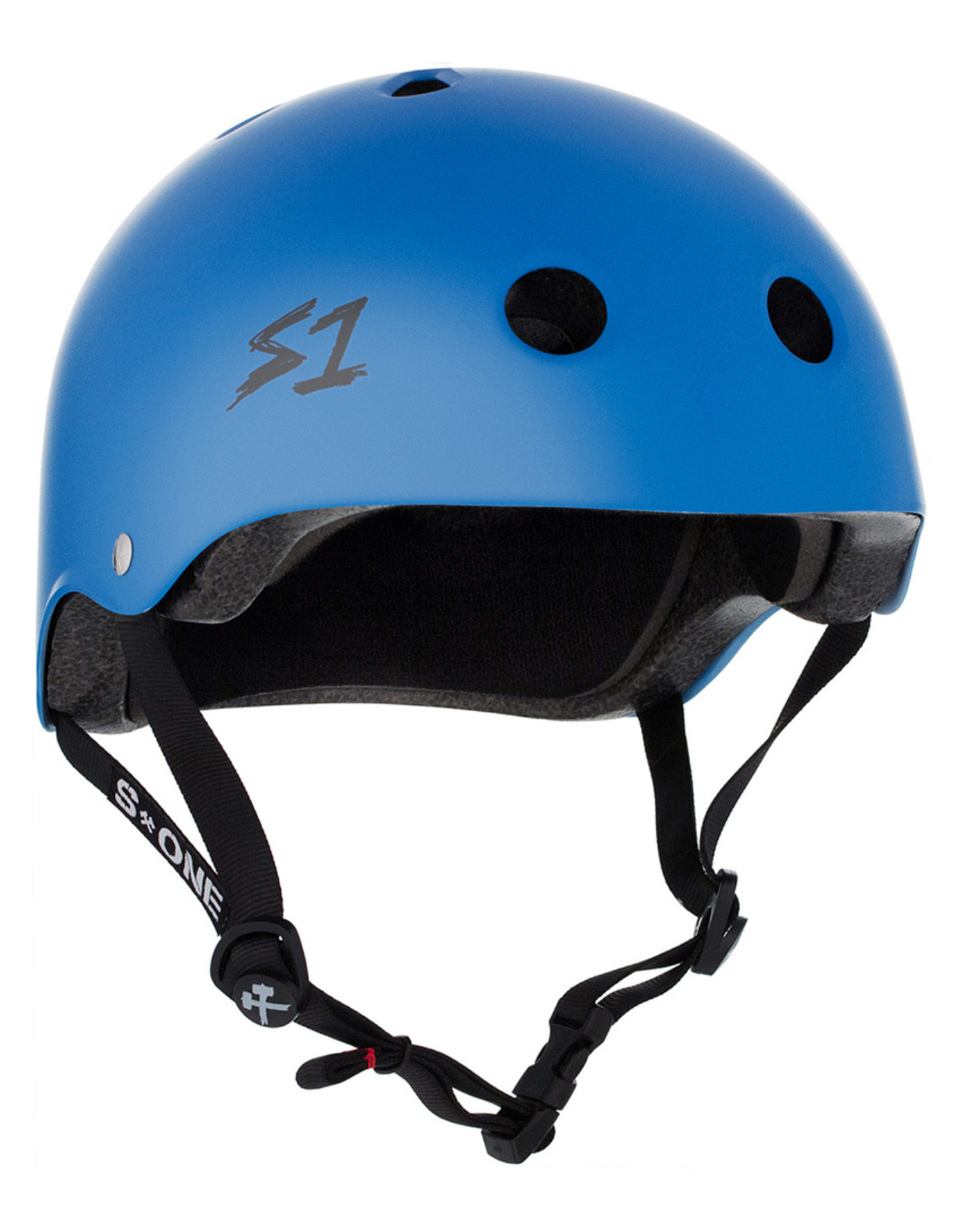 S1 HELMETS S1 HELMET LIFER  BLACK/MATTE CYAN S