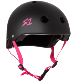 S1 HELMETS S1 HELMET LIFER BLK MATTE/PINK S