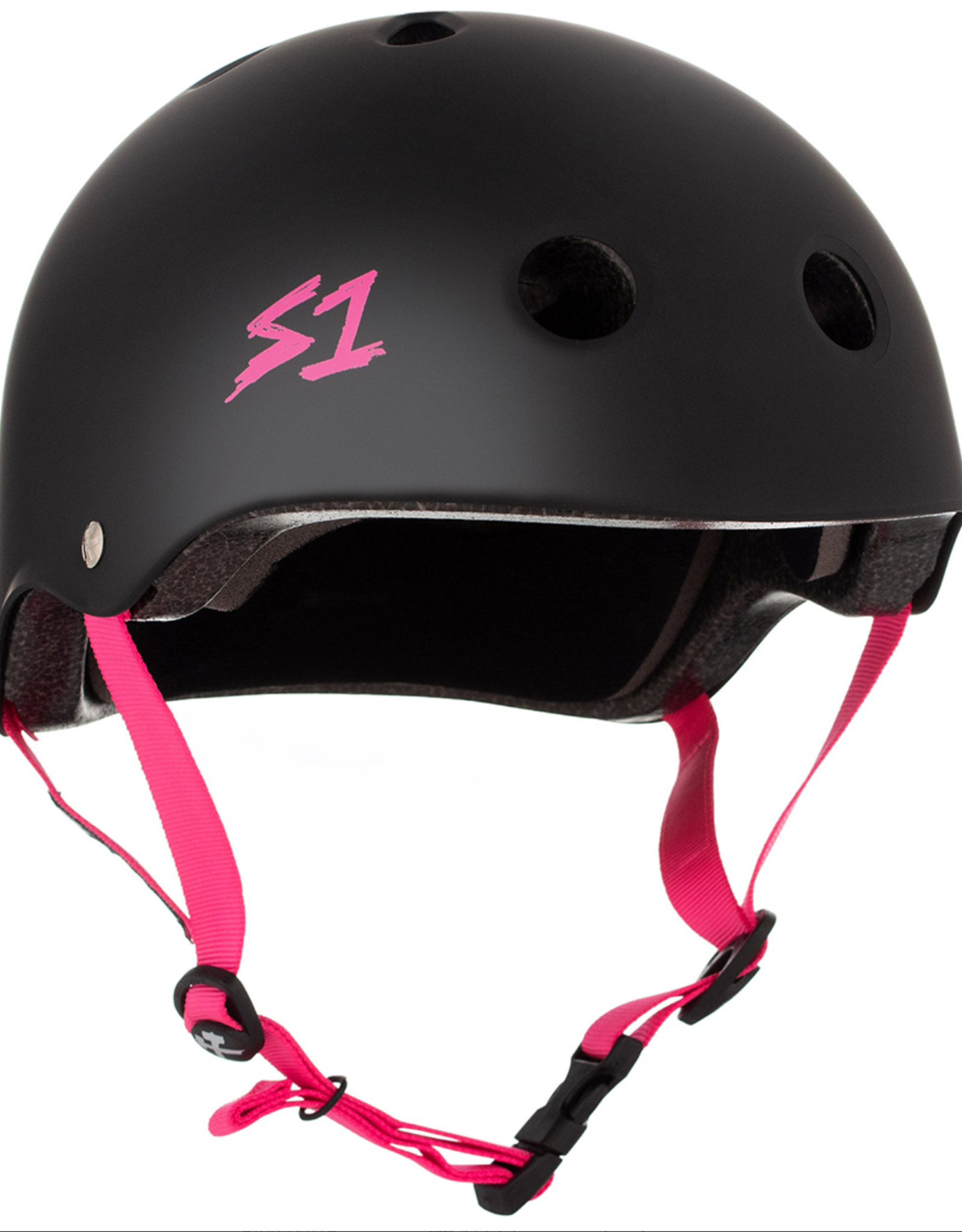 S1 HELMETS S1 HELMET LIFER BLK MATTE/PINK S