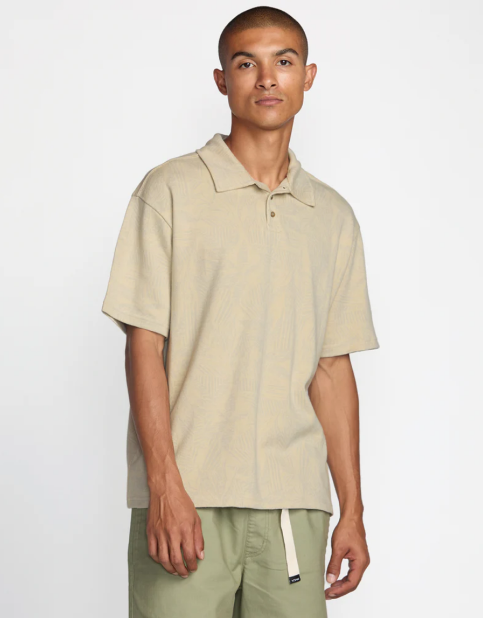 RVCA Leaf Lines Short Sleeve Polo