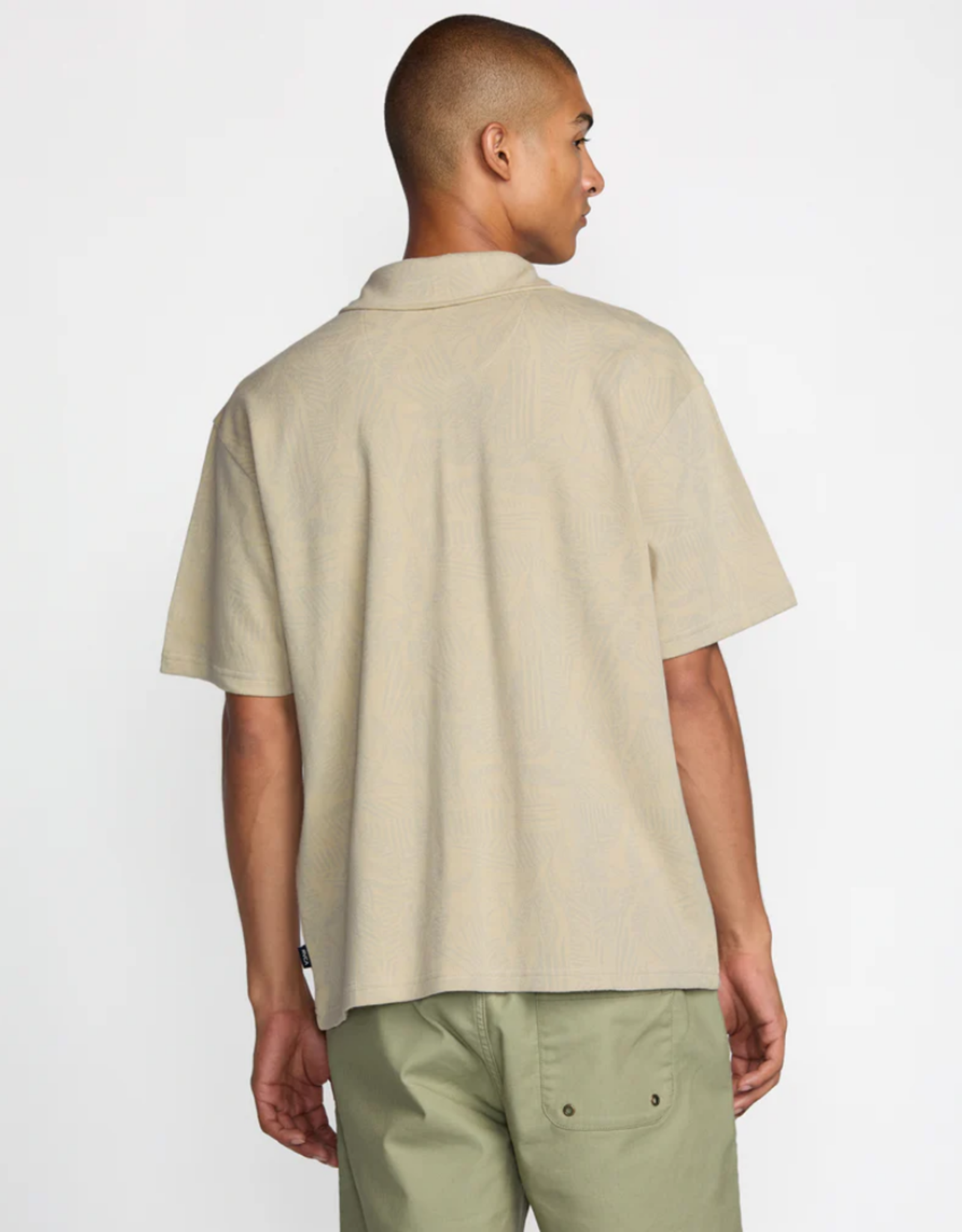 RVCA Leaf Lines Short Sleeve Polo