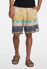 RVCA Exotica Stripe Elastic 19" Short