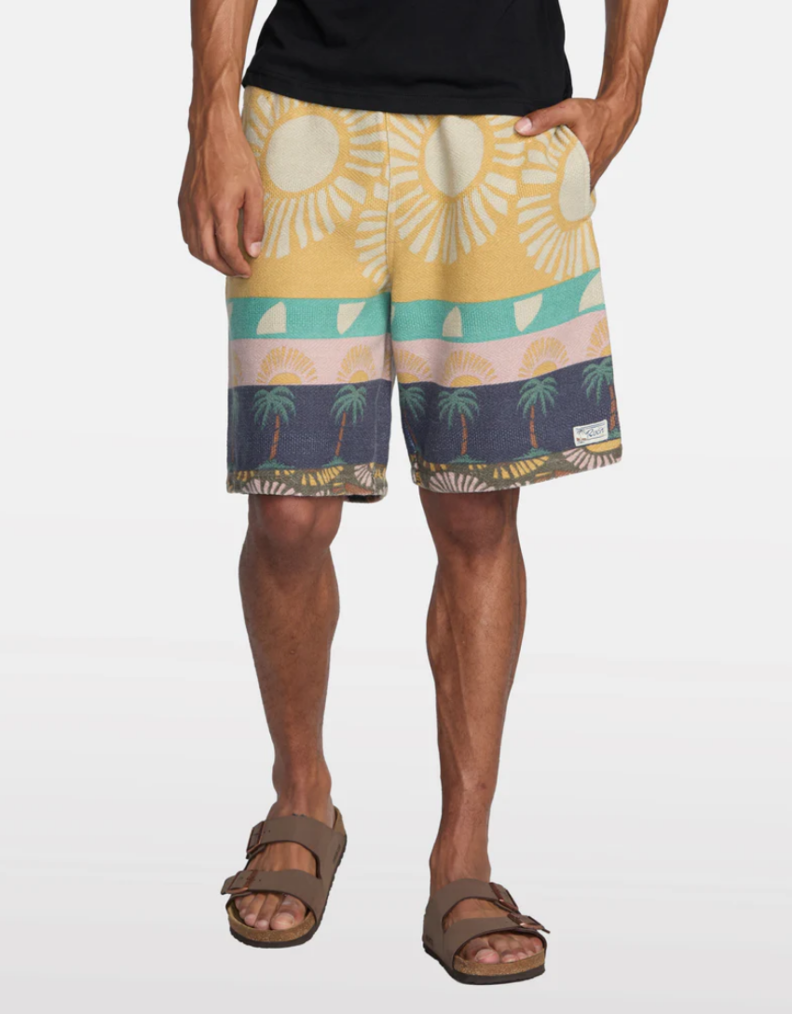 RVCA Exotica Stripe Elastic 19" Short