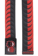 Spitfire ETERNAL CRSCENT JAQUARD WEB BELT BLACK AND RED