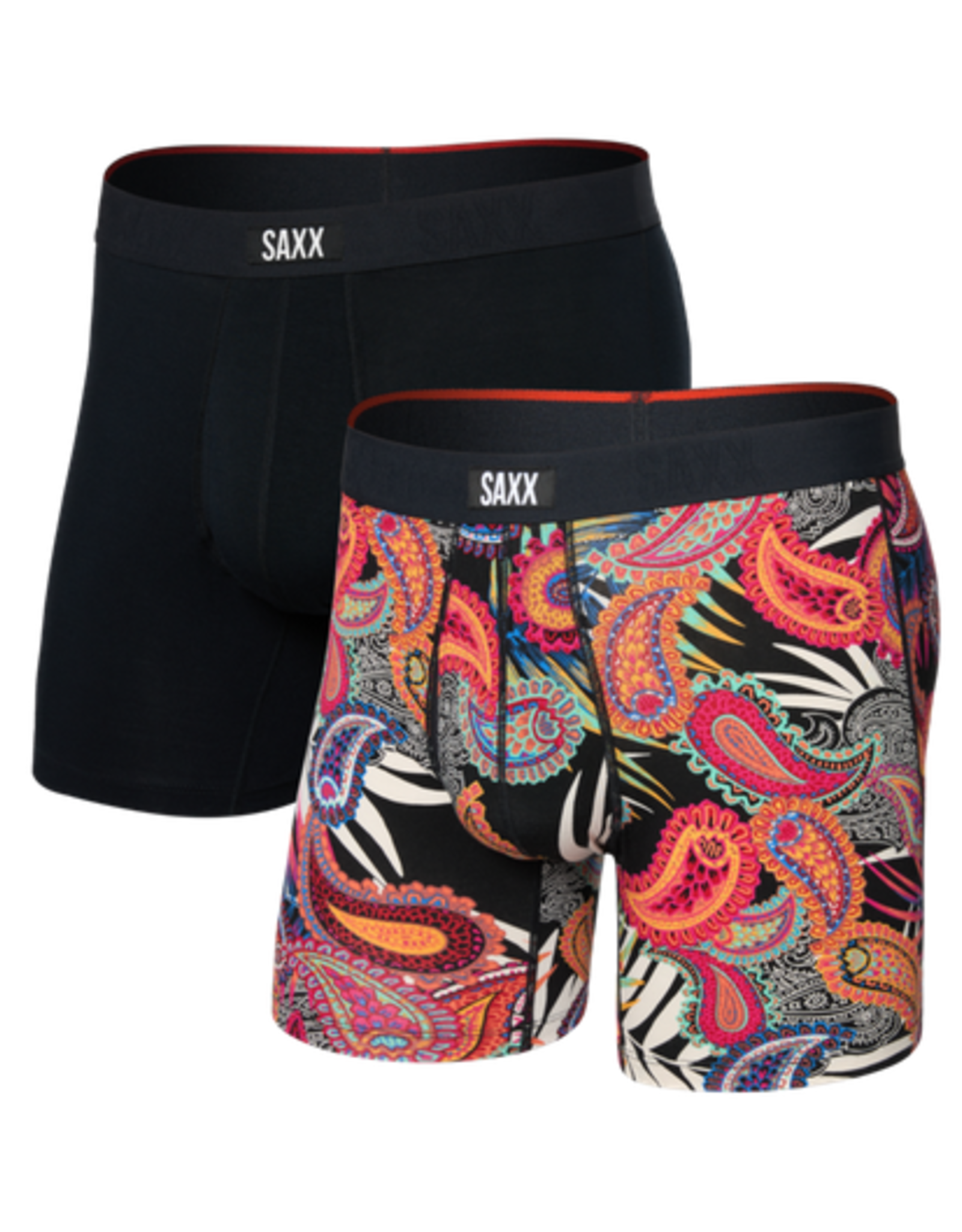 Saxx VIBE XTRA SOFT COMFORT BOXER BRIEF FLY 2PK