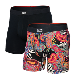 Saxx VIBE XTRA SOFT COMFORT BOXER BRIEF FLY 2PK