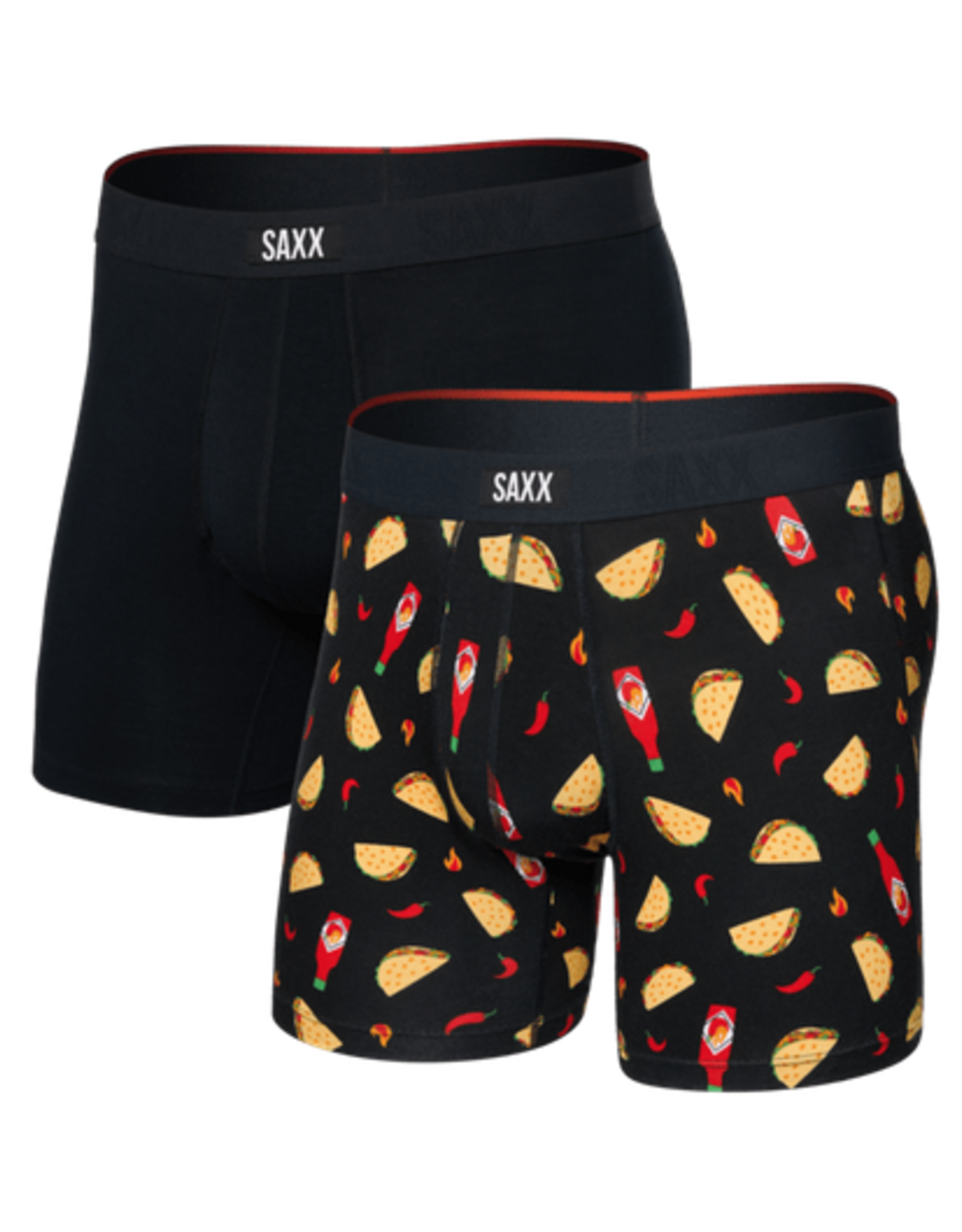 Saxx VIBE XTRA SOFT COMFORT BOXER BRIEF FLY 2PK