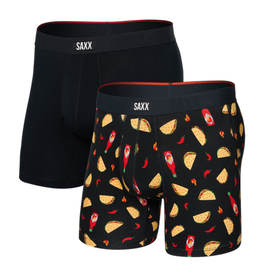 Saxx VIBE XTRA SOFT COMFORT BOXER BRIEF FLY 2PK