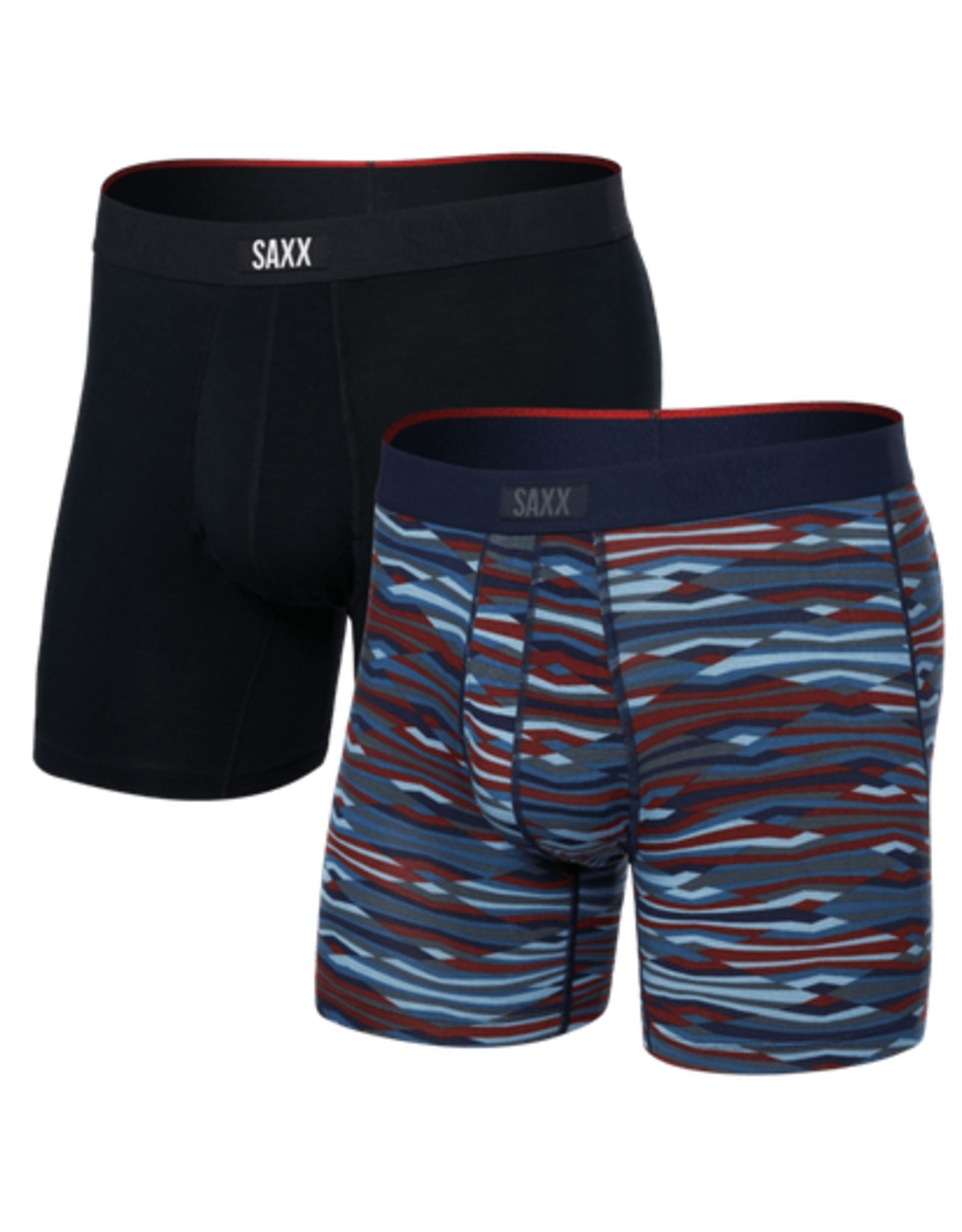 Saxx VIBE XTRA SOFT COMFORT BOXER BRIEF FLY 2PK