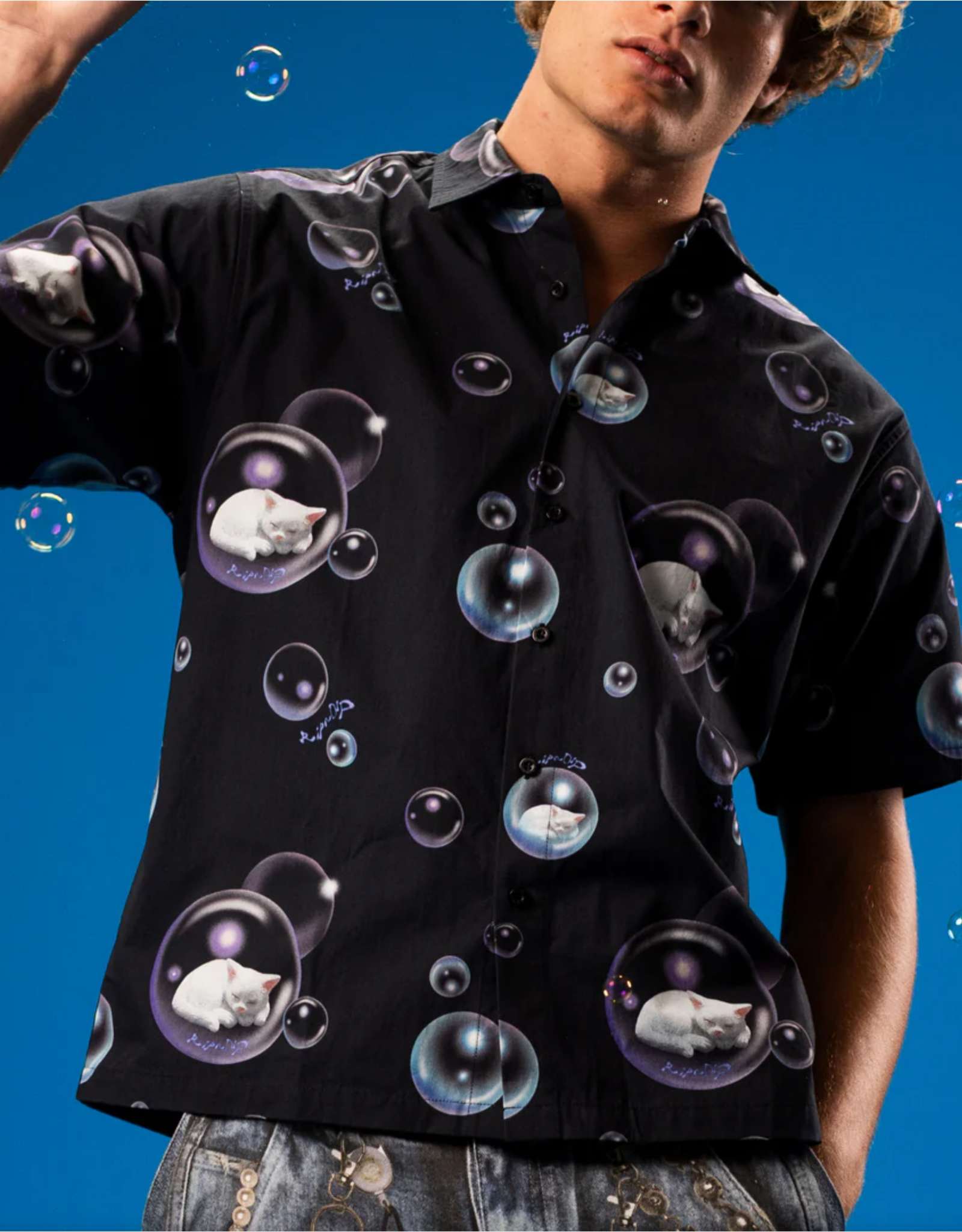 Ripndip BUTTON UP SHIRT BUBBLES