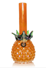 Retro Glass RM96 10" Platinum Metallic Pineapple Water Pipe