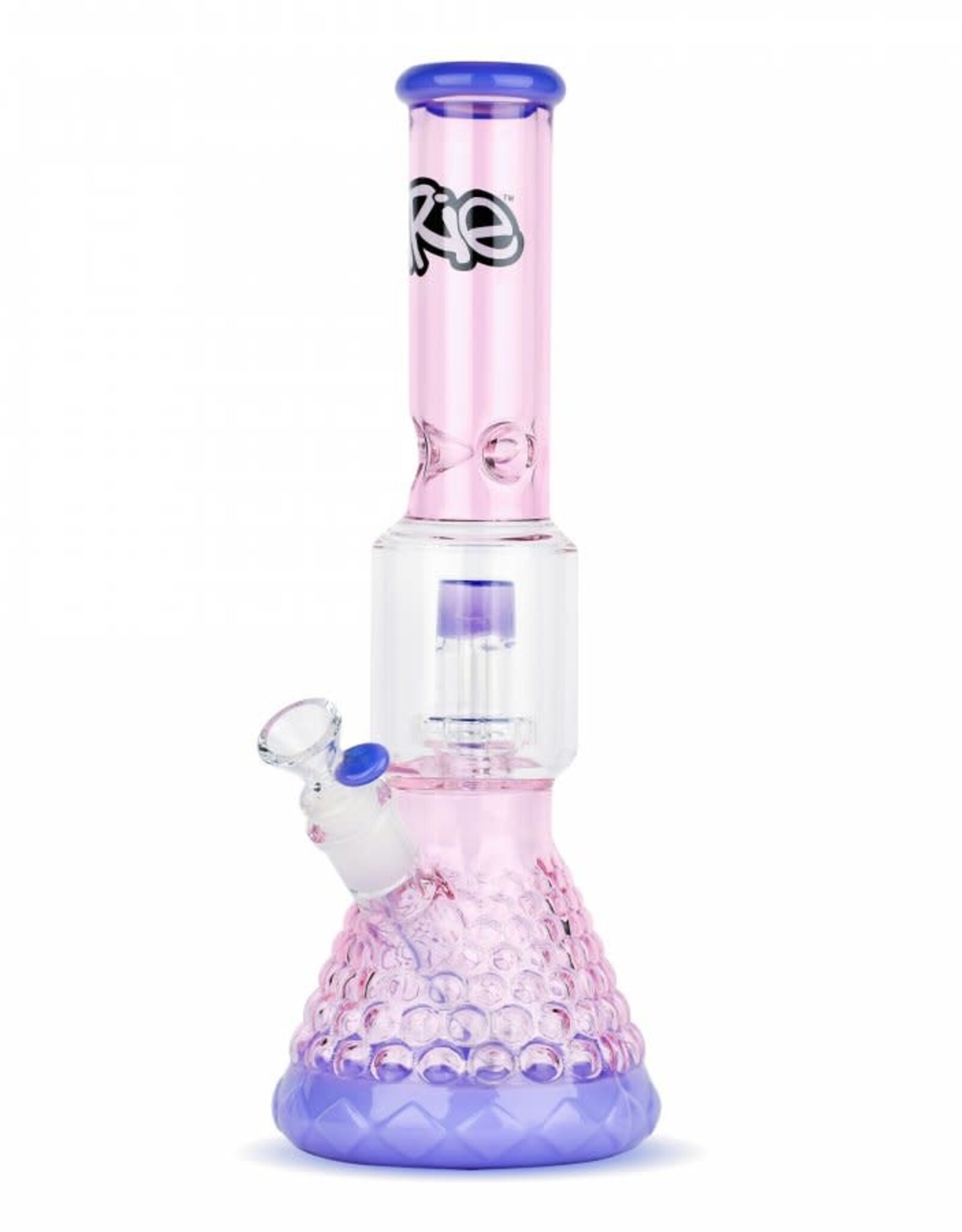 Irie Q155PI 13.5" PINK & OPAL PURPLE SHOWERHEAD PERC