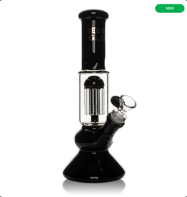 Red Eye Glass REG177BK 10" Blaze Water Pipe