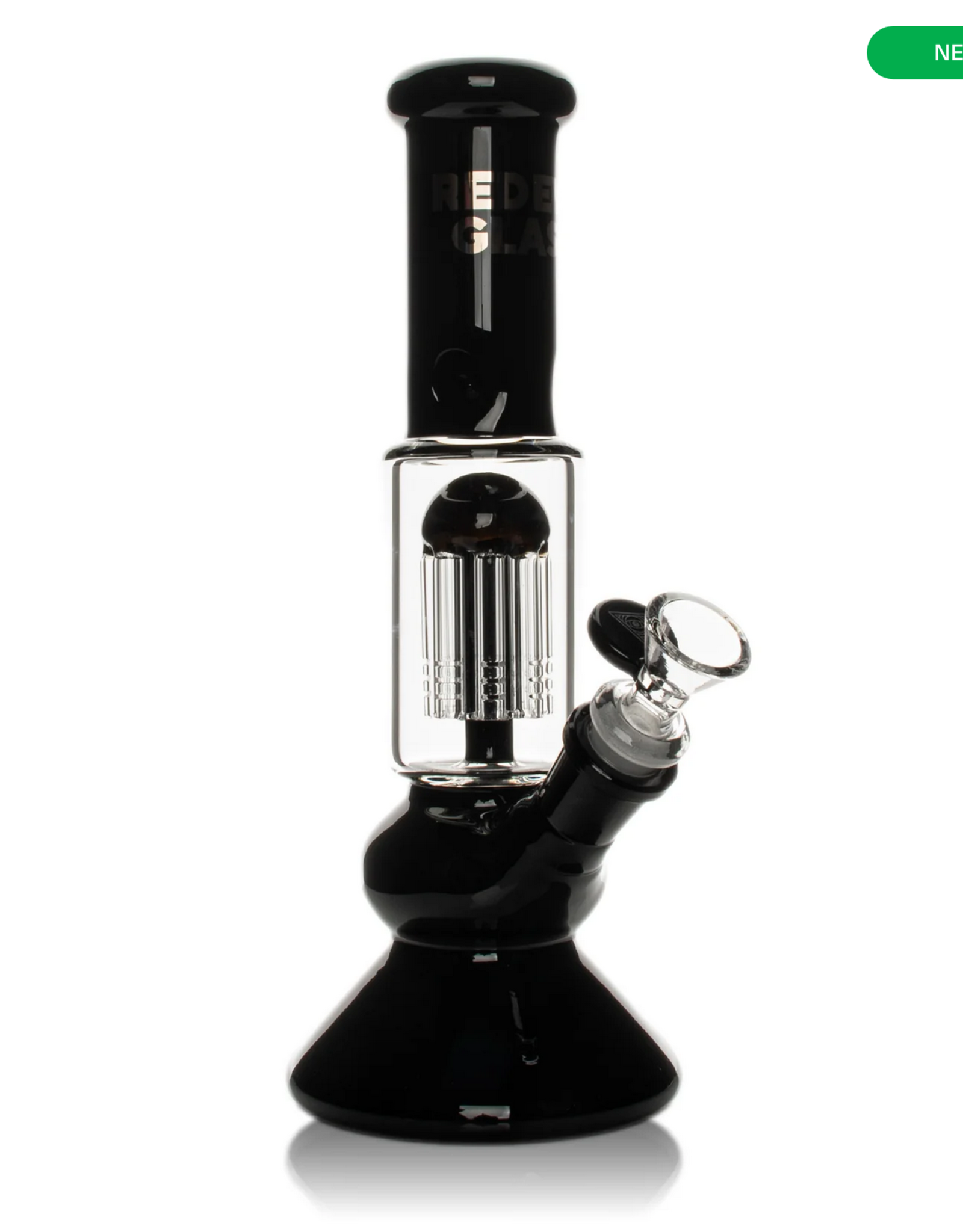 Red Eye Glass REG177BK 10" Blaze Water Pipe