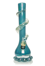 Retro Glass RM104 Retro Glass® 12" Glow-in-the-Dark Bubble Base Water Pipe