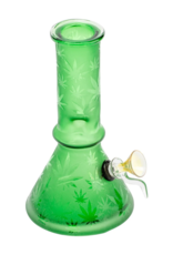 Retro Glass R418 Retro Glass® 8" Etched Multi Leaf Beaker