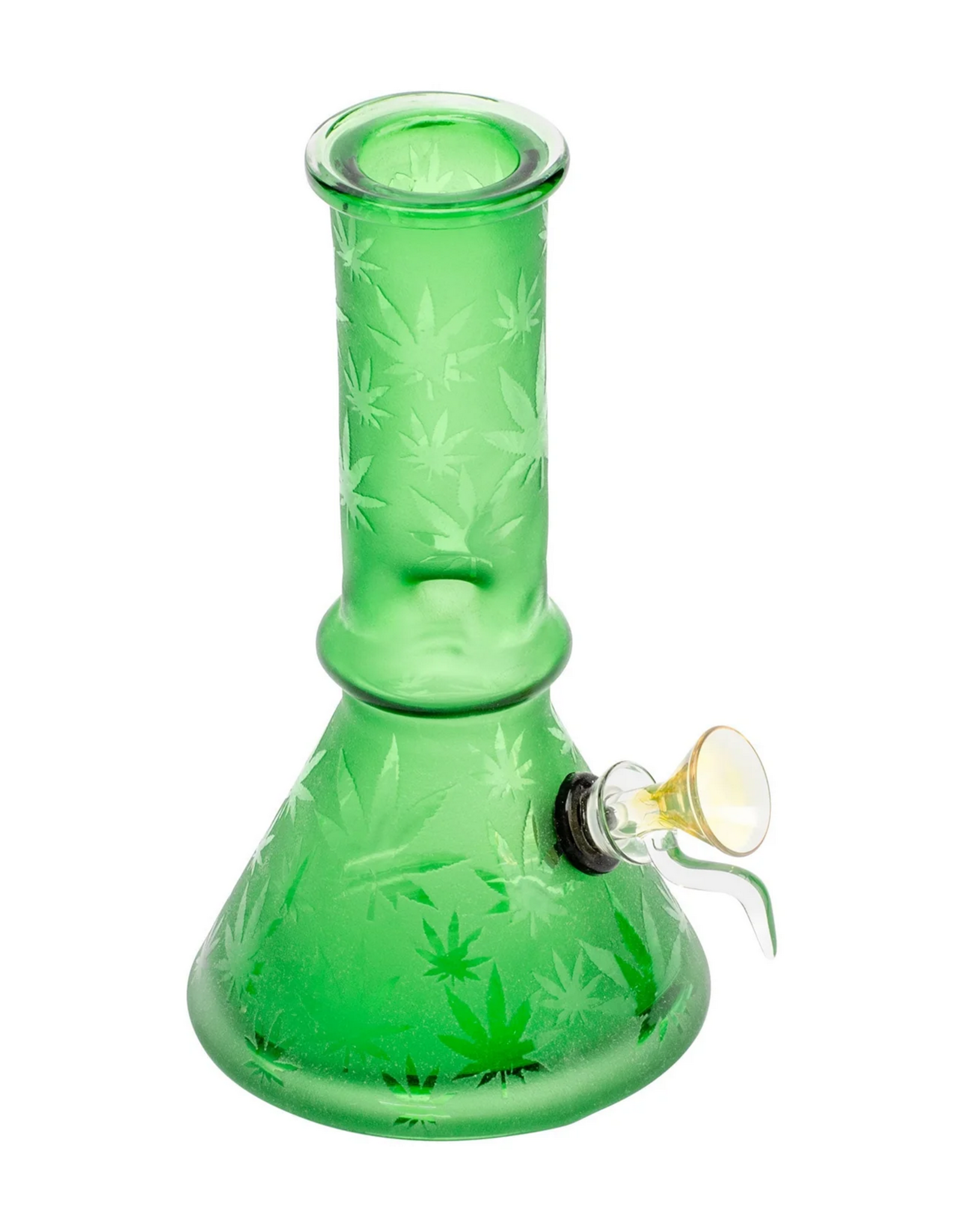 Retro Glass R418 Retro Glass® 8" Etched Multi Leaf Beaker