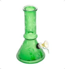 Retro Glass R418 Retro Glass® 8" Etched Multi Leaf Beaker