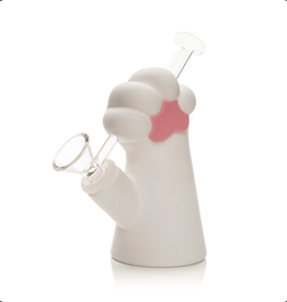 LIT TS220W LIT® Silicone 6" Cat Paw Water Pipe