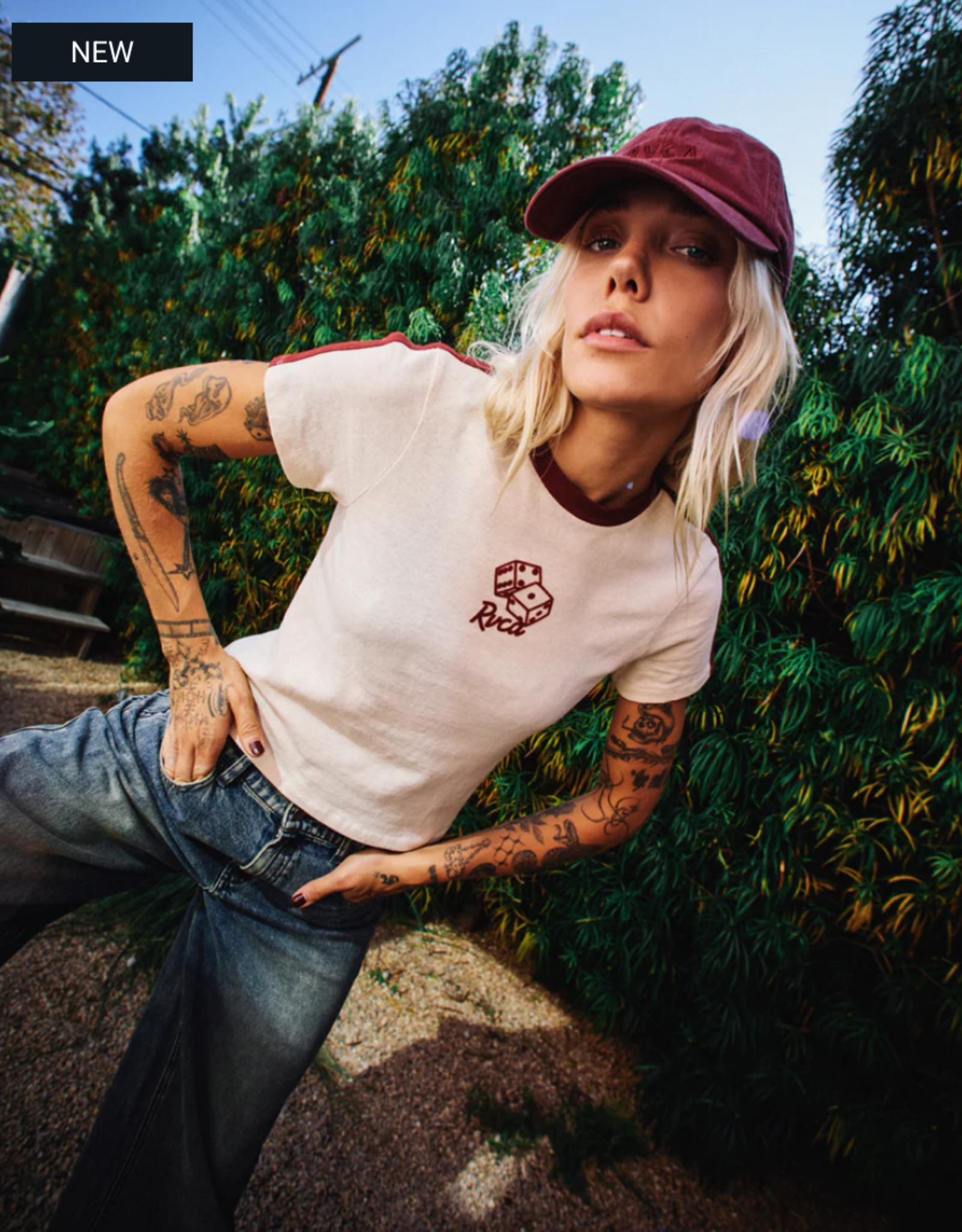 RVCA That Balance Baby Tee